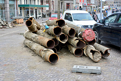 Old sewer pipes