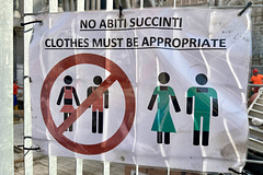 Venice 2022 – Basilica di San Marco – Clothes must be appropriate