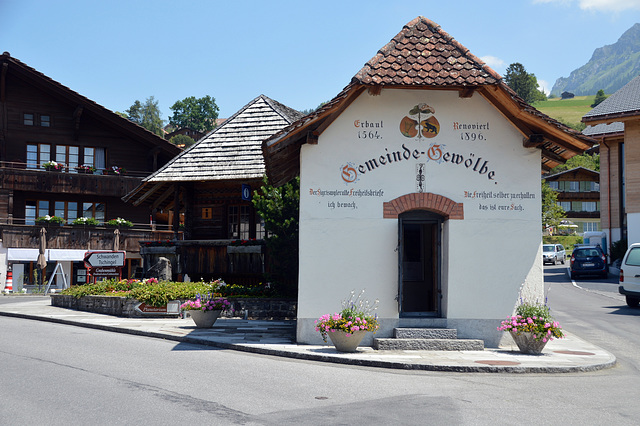 Im Dorfzentrum von Sigriswil