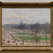 The Garden of the Tuileries on a Winter Afternoon by Pissarro in the Metropolitan Museum of Art, January 2022