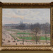 The Garden of the Tuileries on a Winter Afternoon by Pissarro in the Metropolitan Museum of Art, January 2022