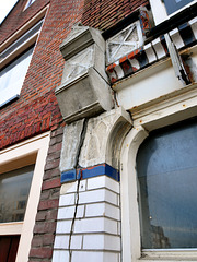 Details of a house on the Lammermarkt