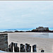 Le fort national et la plage de Saint Malo