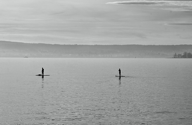 Dezember - Stand Up Paddling auf dem Bodensee