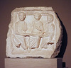 Palmyrene Relief of 3 Men Playing a Board Game  in the Boston Museum of Fine Arts, January 2018