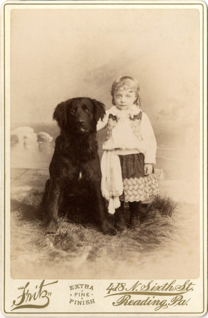 A Big Dog and a Little Kid