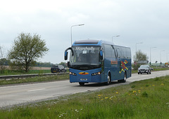 Marshall’s Coaches H12 FWM on the A11 at Barton Mills - 17 May 2021 (P1080324)