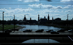 Silhouette von Dresden ...