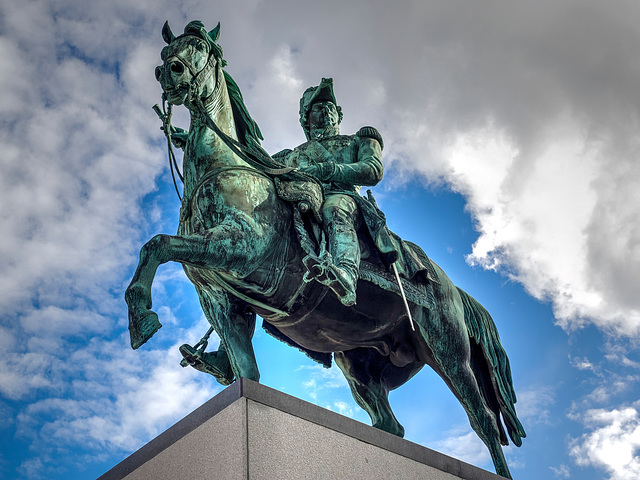 Stockholm, Statue of Karl XIV Johan (Charles XIV John of Sweden)