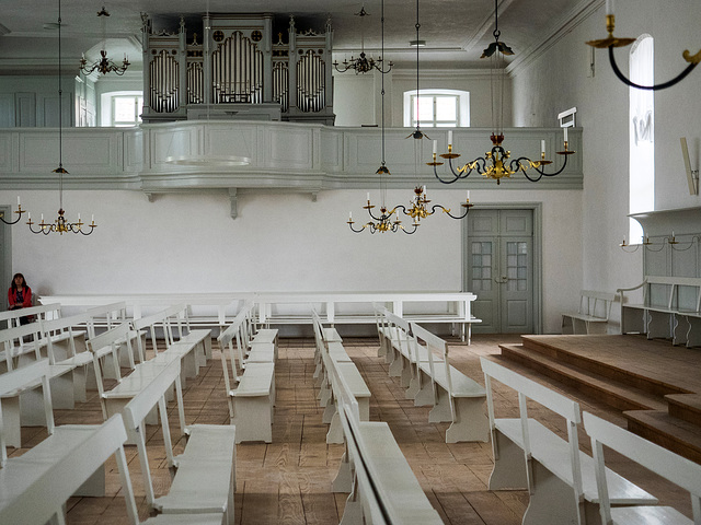 The Moravian Church in Christiansfeld, Denmark