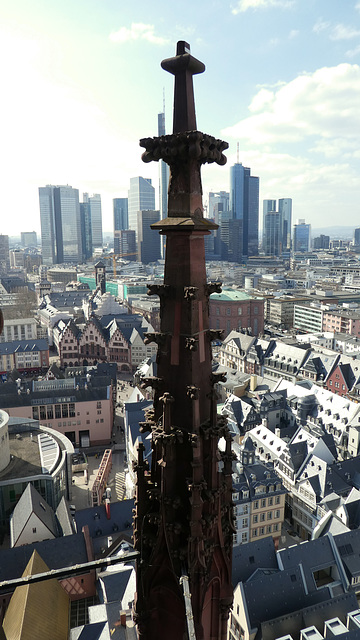 Blick vom Dom in Frankfurt