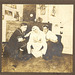 Teenage Rudy & Cousins At The Lake House, 1904