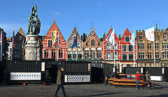 Grand-Place, Bruges, Belgique.
