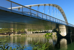 Le Pont Schuman sur la Saône (Lyon)
