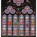 A window  of Catholic saints in Bayeux Cathedral - 24.10.2010