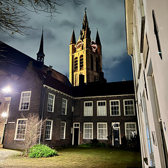 Delft 2022 – View of the Old Church tower
