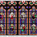 St Conteste's window in Bayeux Cathedral - lower section - 24.10.2010