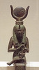 Detail of the Statuette of Isis and Infant Horus in the Virginia Museum of Fine Arts, June 2018