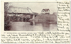 MN1064 SOURIS - RIVER AND BRIDGE