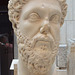 Portrait of Marcus Aurelius in the Archaeological Museum of Madrid, October 2022