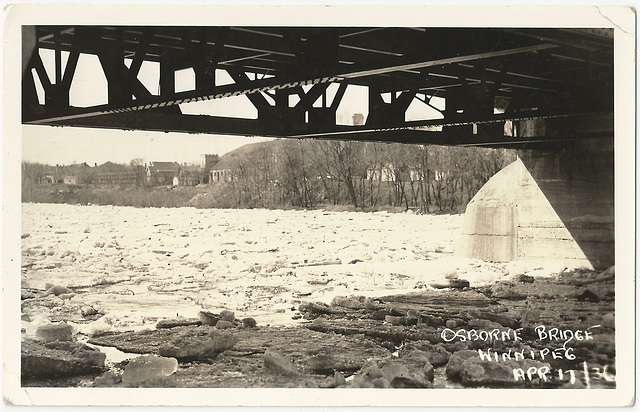 WP2067 WPG - OSBORNE BRIDGE APR 17 1936 (SPRING ICE)