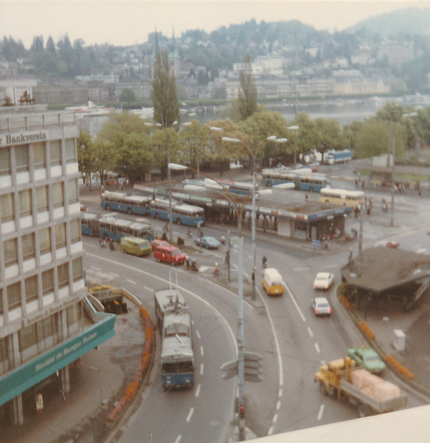 Luzern bus station - 4 May 1981