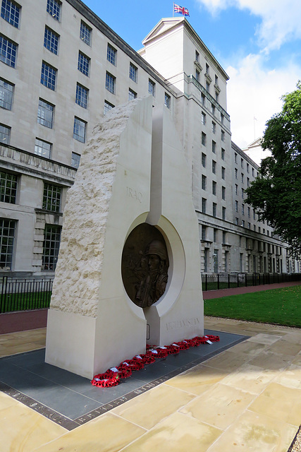 iran/afghanistan war memorial, victoria embankment, london