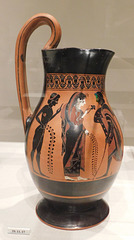 Terracotta Olpe Attributed to the Amasis Painter in the Metropolitan Museum of Art, September 2018
