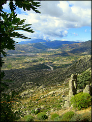 Bustarviejo Valley from The Sierra de La Cabrera.