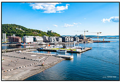 Oslo -  Strand leider betoniert - - -