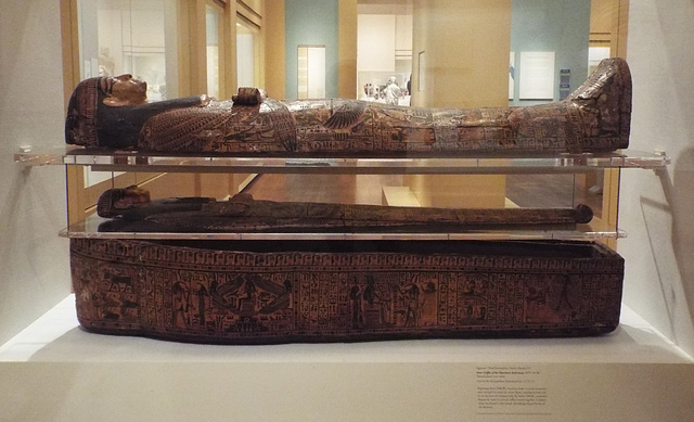 Inner Coffin of the Charioteer Atef-amon in the Virginia Museum of Fine Arts, June 2018