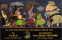 The Fable Restaurant Postcard, c1940
