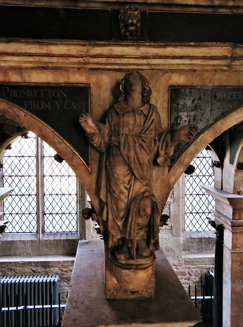 burford church, oxon (45) c17 tomb of lord justice tanfield +1625, attrib. to gerard christmas 1628