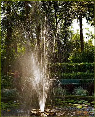 Una bella fontana riattivata ai Parchi di Nervi