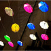 Oggetti appesi : Ombrelli decorativi colorati in controluce