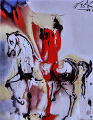 IMG 9714 Salvador Dali 1904-1989  Horses (The Christian Knigth) Prague National Gallery Exposition temporaire