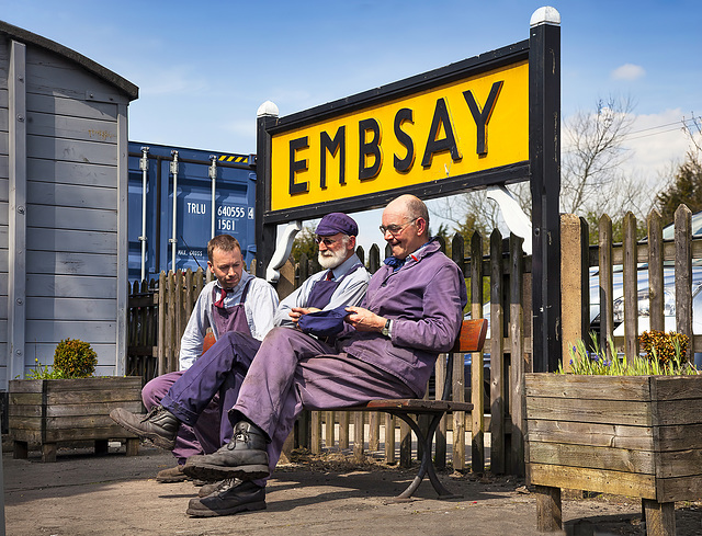 The Embsay Steam Railway Crew - HFF!