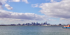 Melbourne from Williamstown