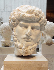 Head of Lucius Verus in the Archaeological Museum of Madrid, October 2022