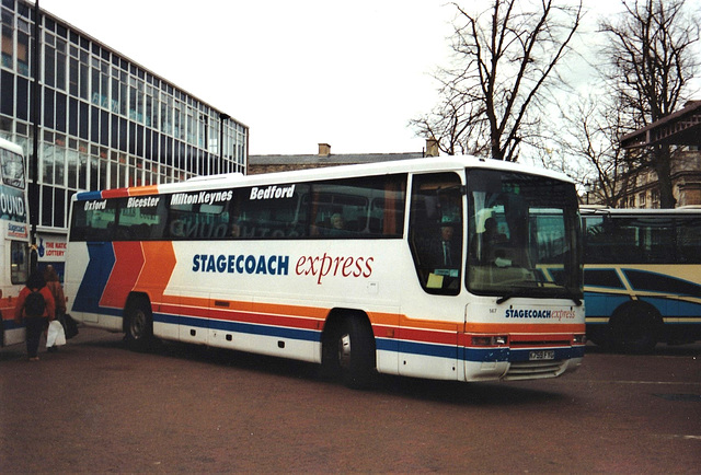 Stagecoach United Counties 147 (K759 FYG) in Cambridge – 15 Feb 1997 (345-06)