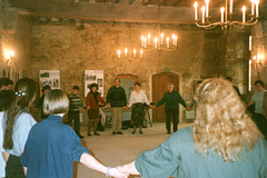 1996 Répétition bal renaissance au Château de Blandy