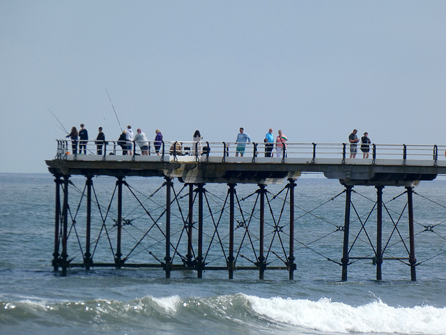 Enjoying the Pier at Saltburn-by-the- Sea