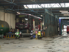 DSCF2904 Trent Barton (trentbarton) 313 (YJ07 VSK) at their Nottingham garage - 2 Apr 2016