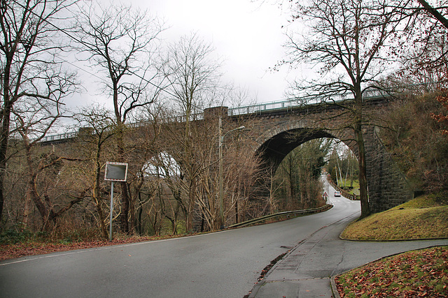 Elbschetal-Viadukt über der Trienendorfer Straße (Wetter-Wengern) / 30.12.2021