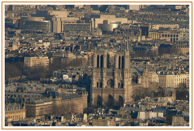 Paris - Notre Dame, des hauteurs