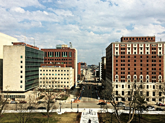 A view of Michigan Avenue
