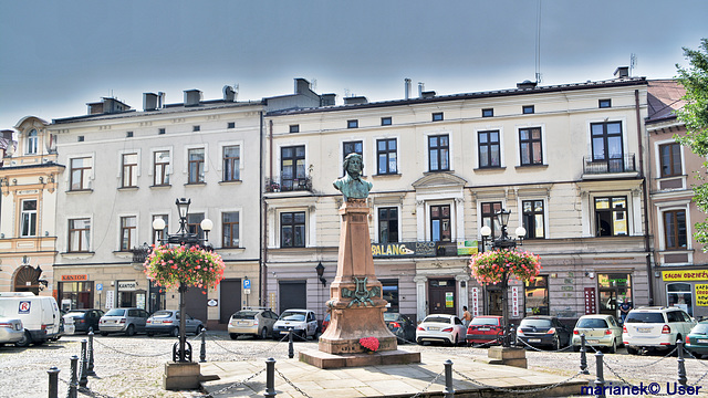 Denkmal von Adam Mickiewicz in Tarnow ,Polen