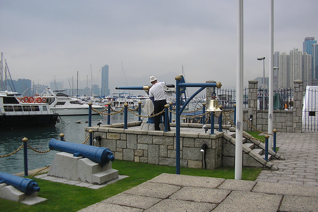 Cleaning The Noonday Gun