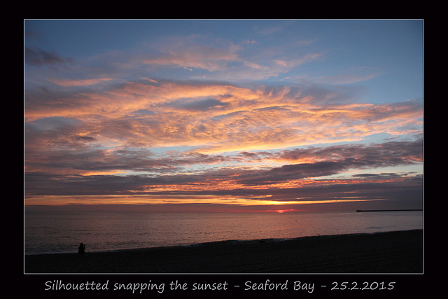 Seaford Bay Sunset - 25.2.2015