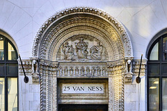 The Former Masonic Temple – Van Ness Street at Market Street, San Francisco, California